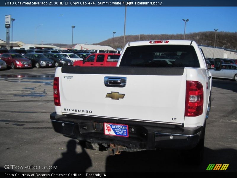Summit White / Light Titanium/Ebony 2010 Chevrolet Silverado 2500HD LT Crew Cab 4x4