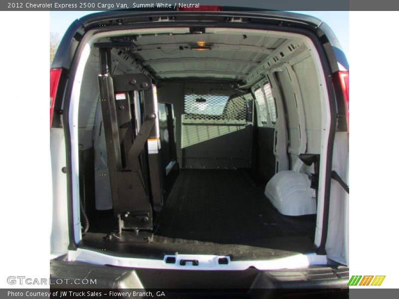 Summit White / Neutral 2012 Chevrolet Express 2500 Cargo Van