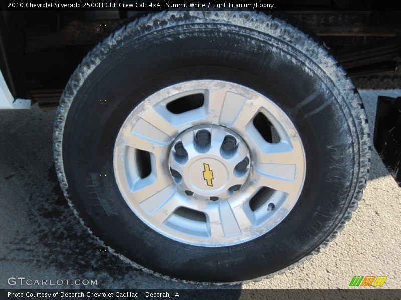 Summit White / Light Titanium/Ebony 2010 Chevrolet Silverado 2500HD LT Crew Cab 4x4