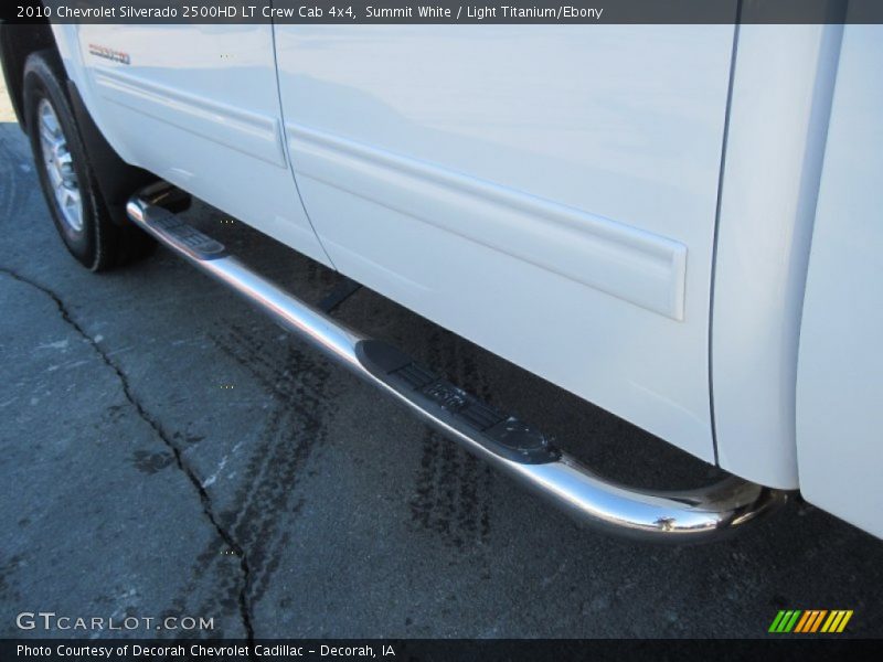 Summit White / Light Titanium/Ebony 2010 Chevrolet Silverado 2500HD LT Crew Cab 4x4
