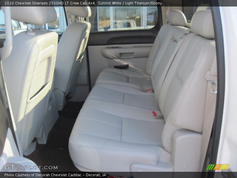 Rear Seat of 2010 Silverado 2500HD LT Crew Cab 4x4