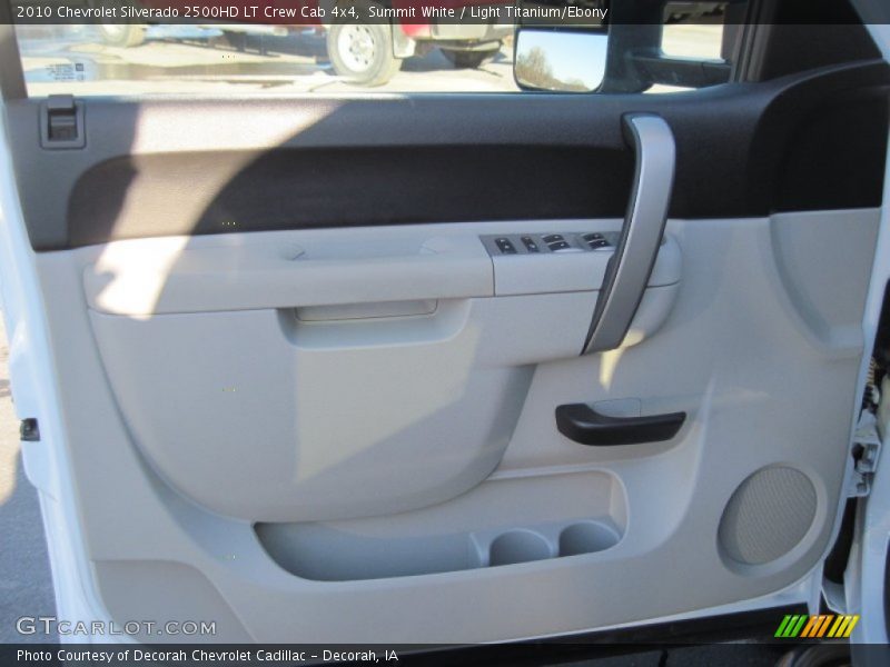 Summit White / Light Titanium/Ebony 2010 Chevrolet Silverado 2500HD LT Crew Cab 4x4