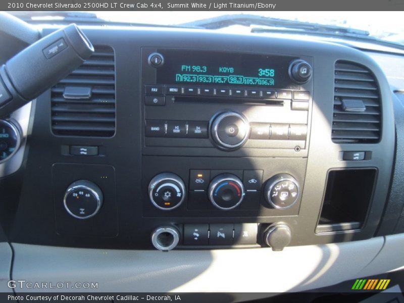 Summit White / Light Titanium/Ebony 2010 Chevrolet Silverado 2500HD LT Crew Cab 4x4