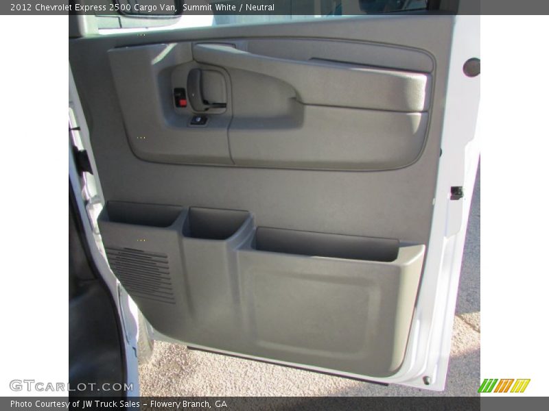 Summit White / Neutral 2012 Chevrolet Express 2500 Cargo Van