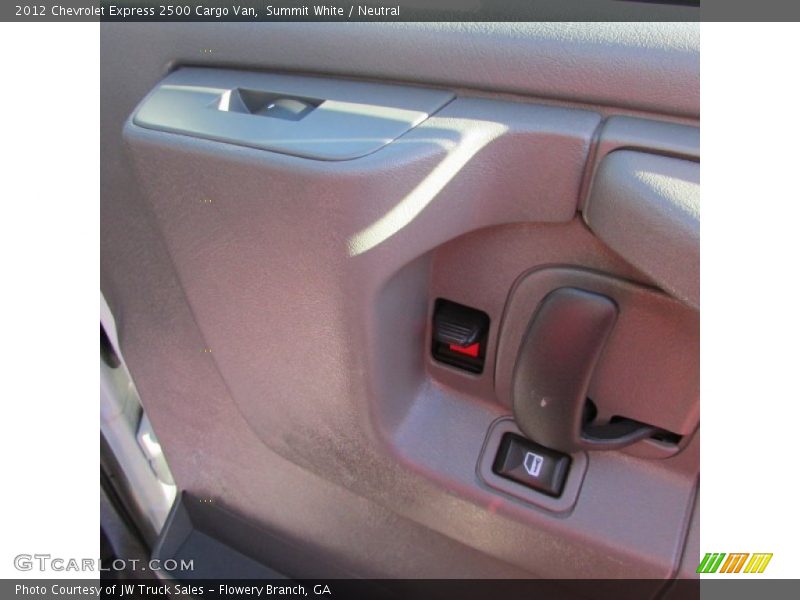 Summit White / Neutral 2012 Chevrolet Express 2500 Cargo Van