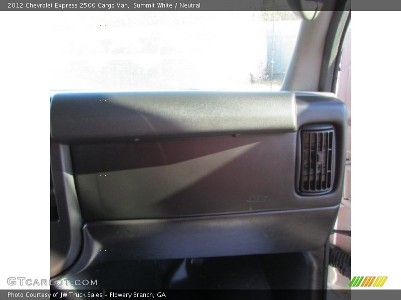 Summit White / Neutral 2012 Chevrolet Express 2500 Cargo Van
