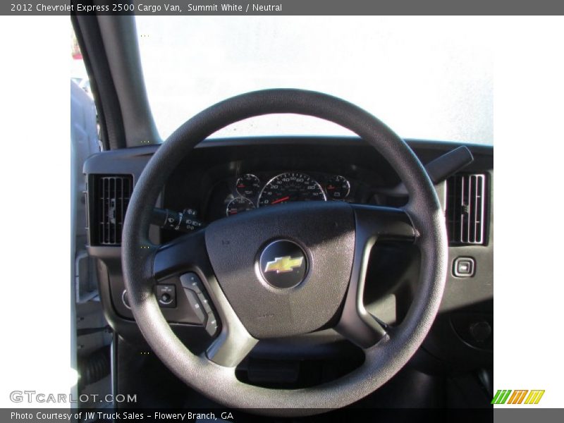 Summit White / Neutral 2012 Chevrolet Express 2500 Cargo Van