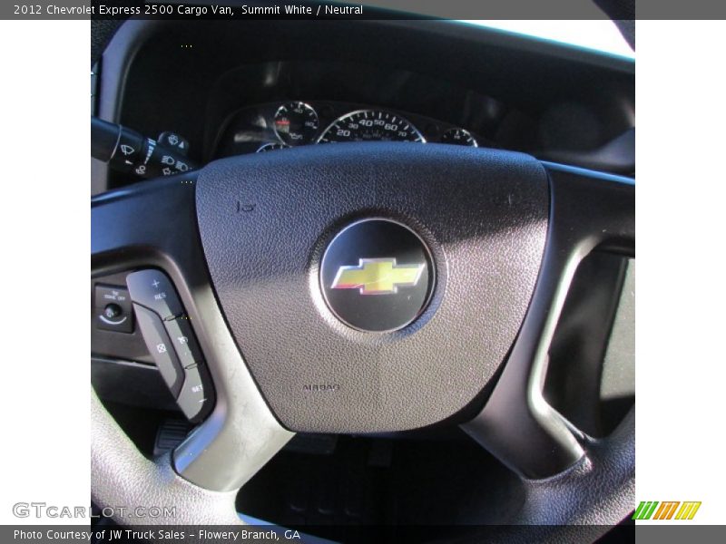 Summit White / Neutral 2012 Chevrolet Express 2500 Cargo Van