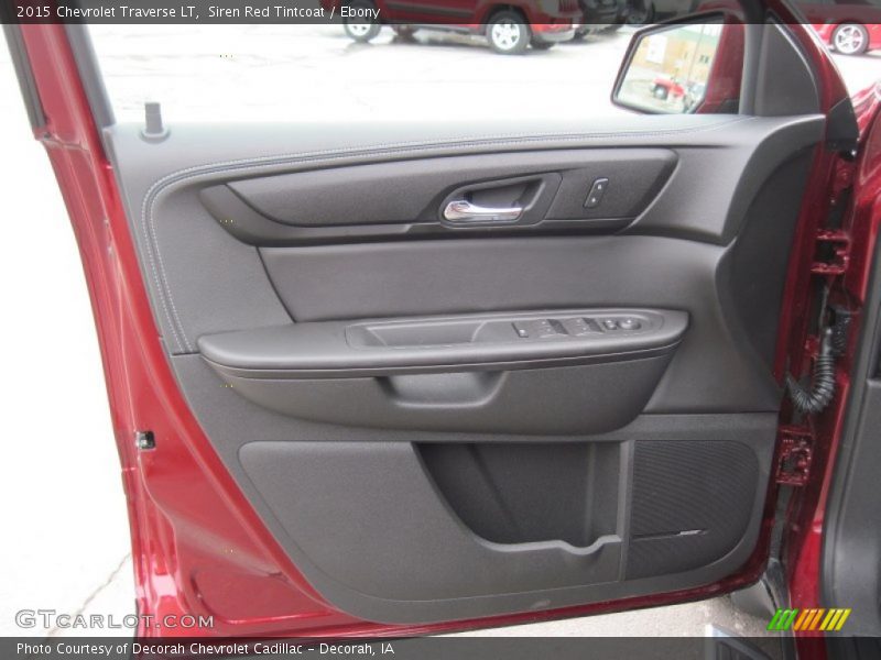 Siren Red Tintcoat / Ebony 2015 Chevrolet Traverse LT