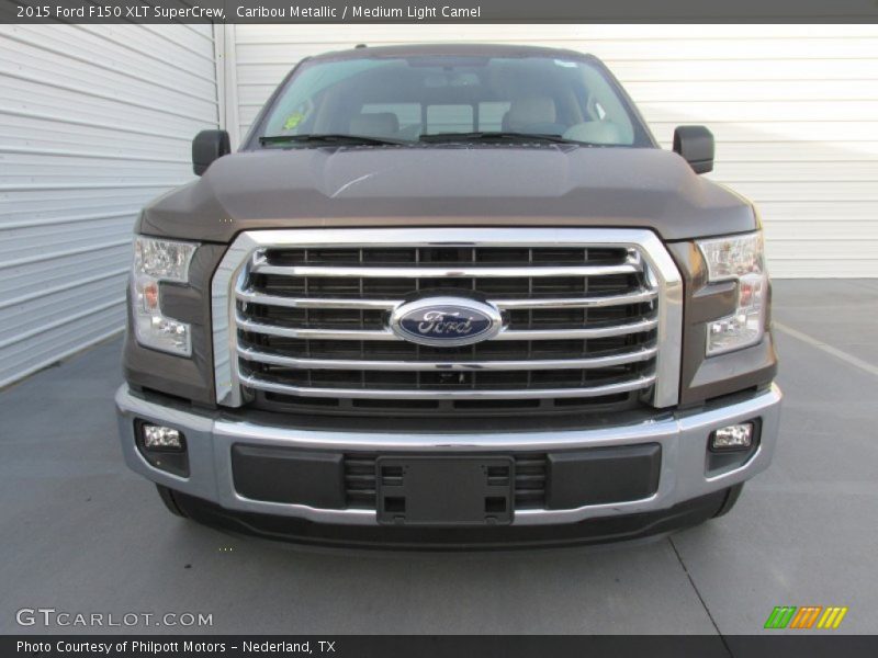 Caribou Metallic / Medium Light Camel 2015 Ford F150 XLT SuperCrew