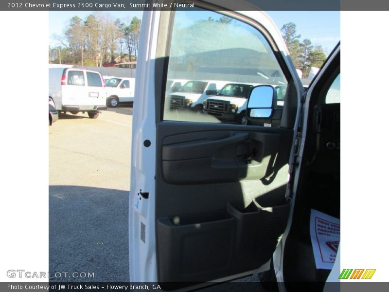 Summit White / Neutral 2012 Chevrolet Express 2500 Cargo Van