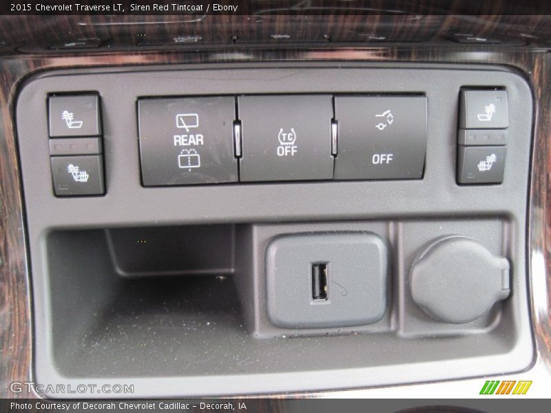 Siren Red Tintcoat / Ebony 2015 Chevrolet Traverse LT