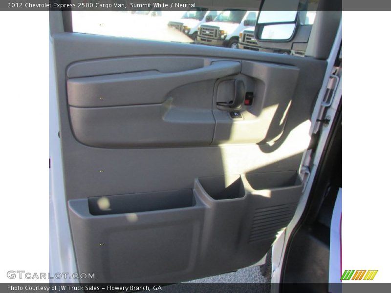 Summit White / Neutral 2012 Chevrolet Express 2500 Cargo Van