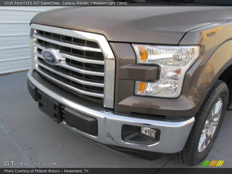 Caribou Metallic / Medium Light Camel 2015 Ford F150 XLT SuperCrew