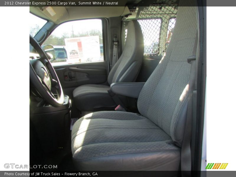 Summit White / Neutral 2012 Chevrolet Express 2500 Cargo Van