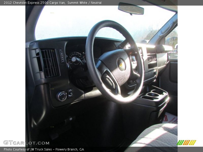 Summit White / Neutral 2012 Chevrolet Express 2500 Cargo Van