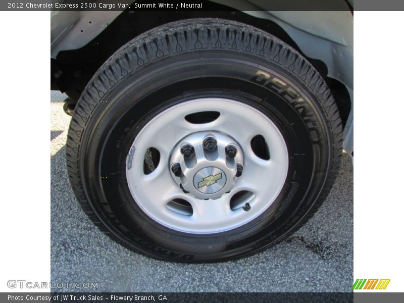 Summit White / Neutral 2012 Chevrolet Express 2500 Cargo Van