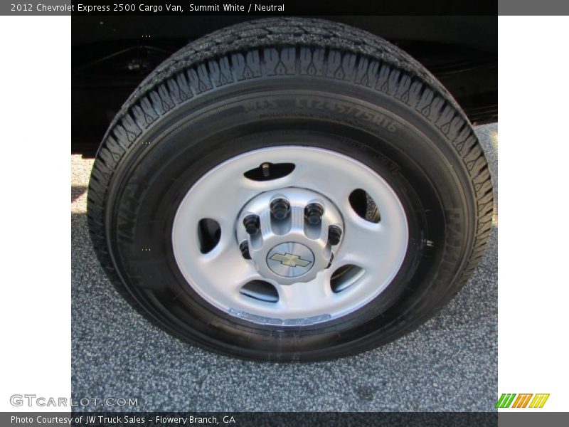 Summit White / Neutral 2012 Chevrolet Express 2500 Cargo Van