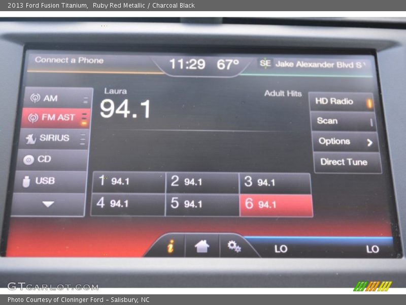 Ruby Red Metallic / Charcoal Black 2013 Ford Fusion Titanium