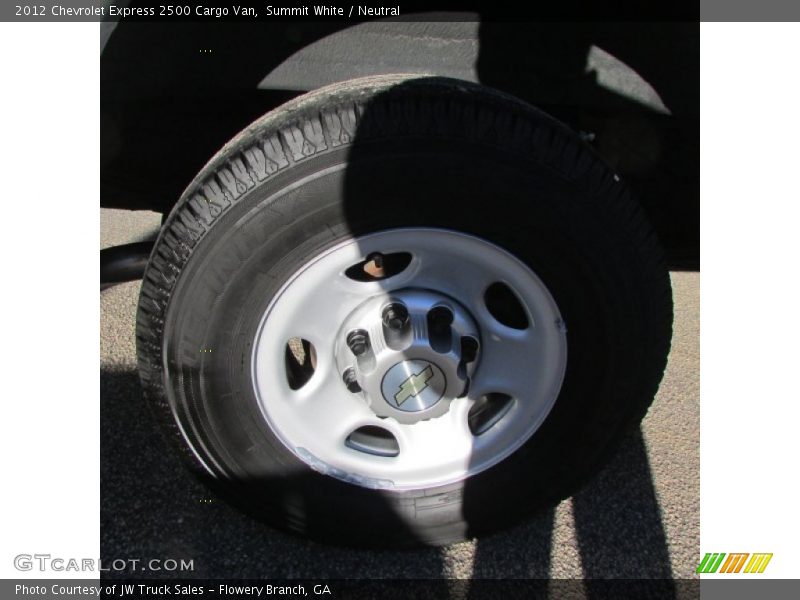 Summit White / Neutral 2012 Chevrolet Express 2500 Cargo Van