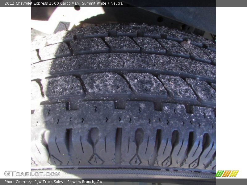 Summit White / Neutral 2012 Chevrolet Express 2500 Cargo Van