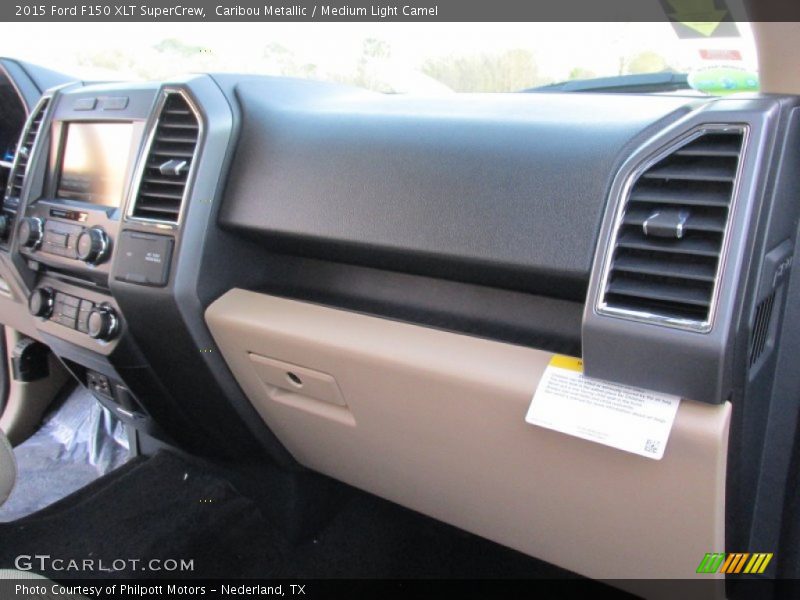 Caribou Metallic / Medium Light Camel 2015 Ford F150 XLT SuperCrew