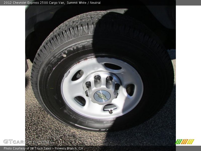 Summit White / Neutral 2012 Chevrolet Express 2500 Cargo Van