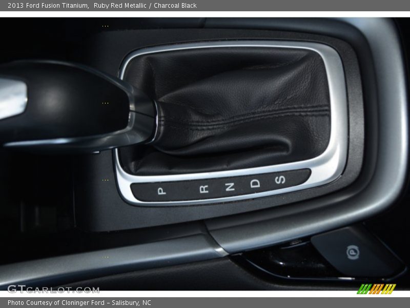 Ruby Red Metallic / Charcoal Black 2013 Ford Fusion Titanium
