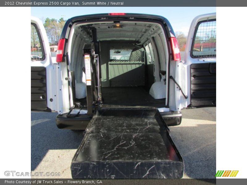 Summit White / Neutral 2012 Chevrolet Express 2500 Cargo Van