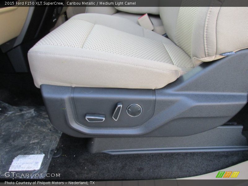 Caribou Metallic / Medium Light Camel 2015 Ford F150 XLT SuperCrew