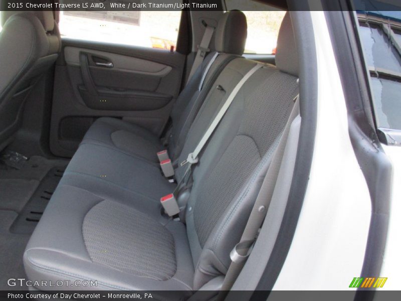 White / Dark Titanium/Light Titanium 2015 Chevrolet Traverse LS AWD