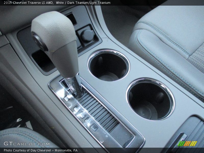 White / Dark Titanium/Light Titanium 2015 Chevrolet Traverse LS AWD