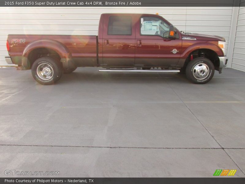 Bronze Fire / Adobe 2015 Ford F350 Super Duty Lariat Crew Cab 4x4 DRW