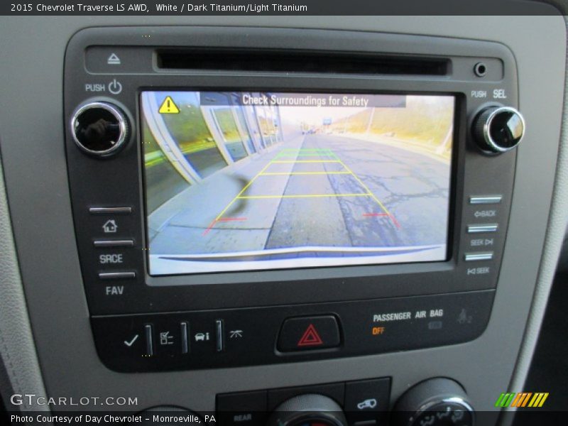 White / Dark Titanium/Light Titanium 2015 Chevrolet Traverse LS AWD