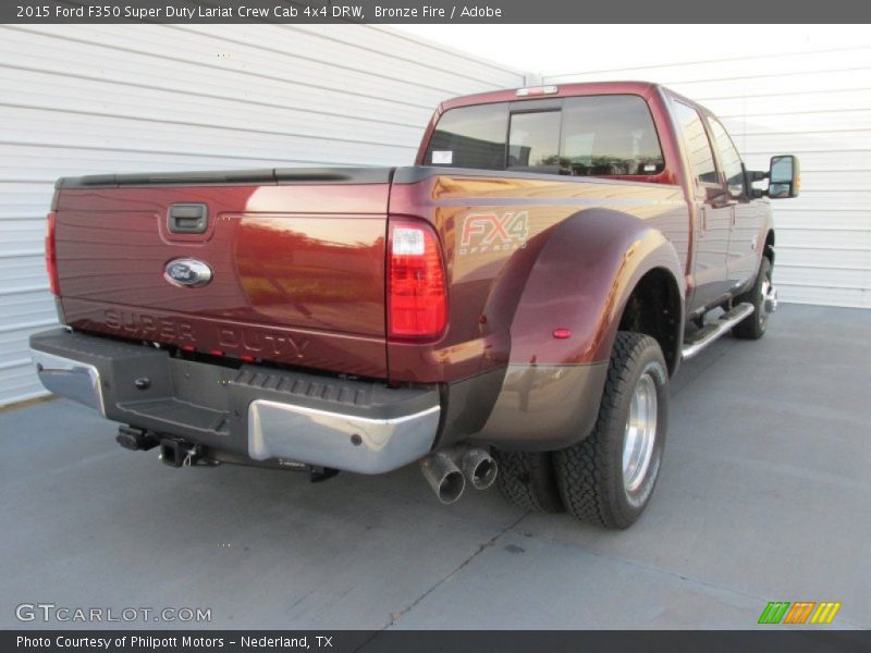 Bronze Fire / Adobe 2015 Ford F350 Super Duty Lariat Crew Cab 4x4 DRW