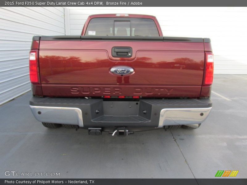 Bronze Fire / Adobe 2015 Ford F350 Super Duty Lariat Crew Cab 4x4 DRW