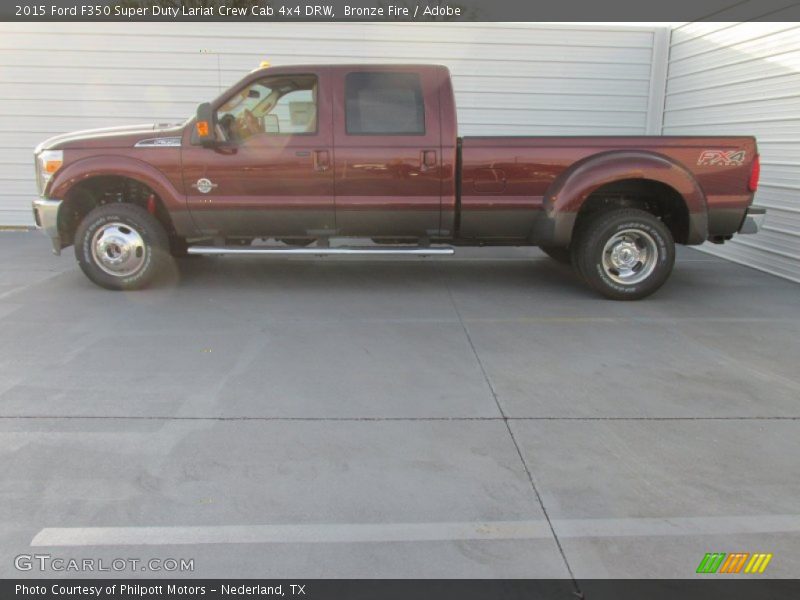 Bronze Fire / Adobe 2015 Ford F350 Super Duty Lariat Crew Cab 4x4 DRW