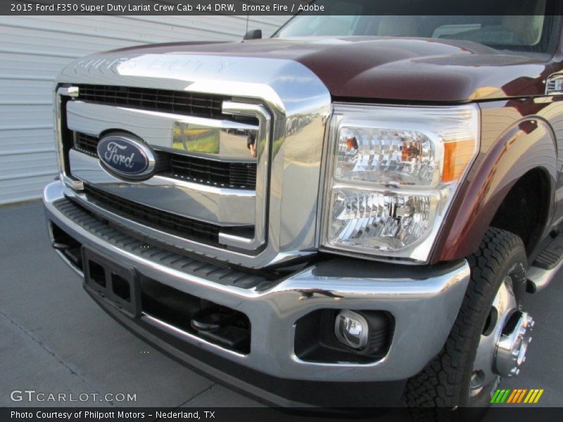Bronze Fire / Adobe 2015 Ford F350 Super Duty Lariat Crew Cab 4x4 DRW