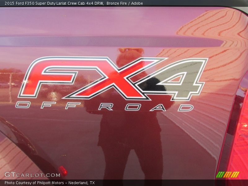 Bronze Fire / Adobe 2015 Ford F350 Super Duty Lariat Crew Cab 4x4 DRW