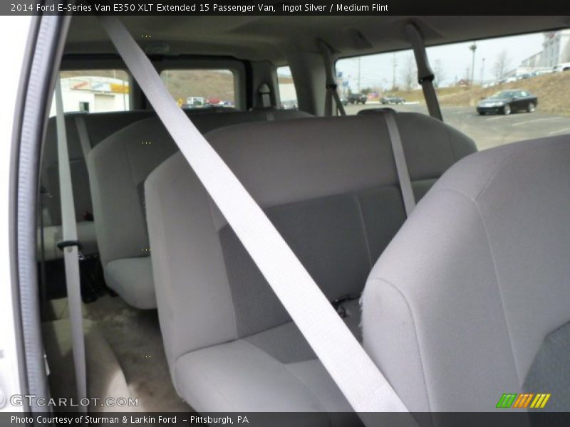 Ingot Silver / Medium Flint 2014 Ford E-Series Van E350 XLT Extended 15 Passenger Van