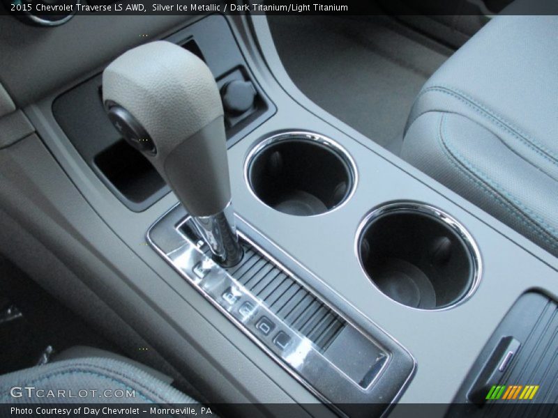 Silver Ice Metallic / Dark Titanium/Light Titanium 2015 Chevrolet Traverse LS AWD