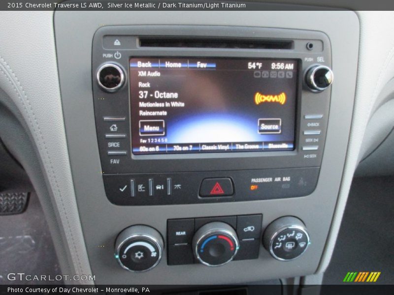 Silver Ice Metallic / Dark Titanium/Light Titanium 2015 Chevrolet Traverse LS AWD