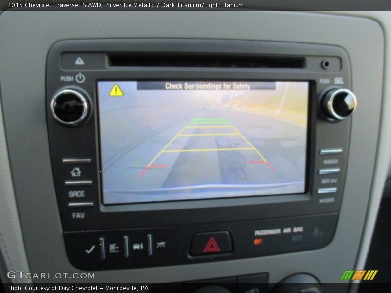 Silver Ice Metallic / Dark Titanium/Light Titanium 2015 Chevrolet Traverse LS AWD