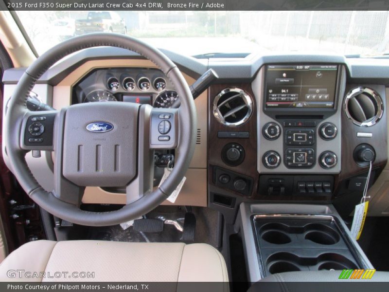 Bronze Fire / Adobe 2015 Ford F350 Super Duty Lariat Crew Cab 4x4 DRW
