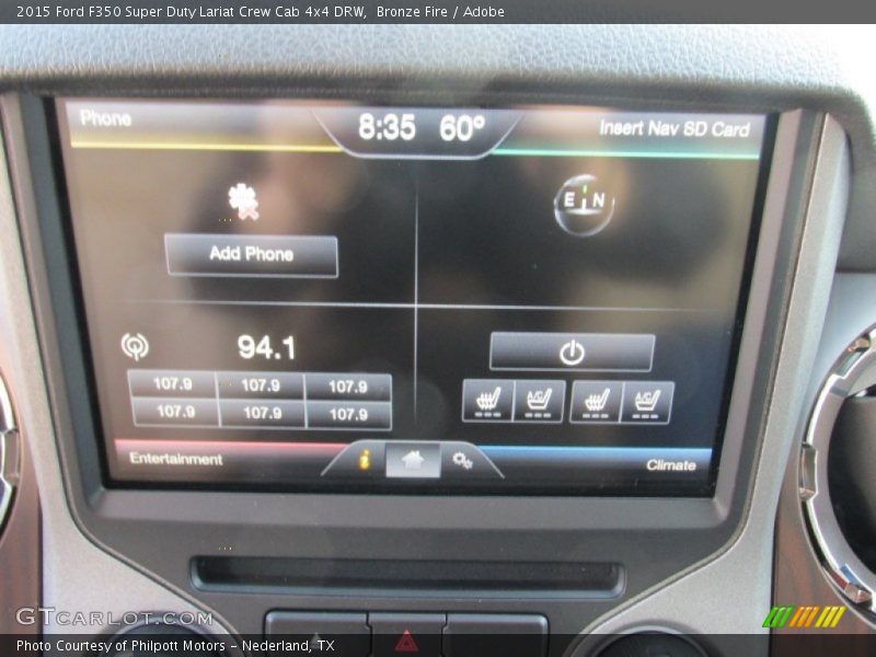 Bronze Fire / Adobe 2015 Ford F350 Super Duty Lariat Crew Cab 4x4 DRW