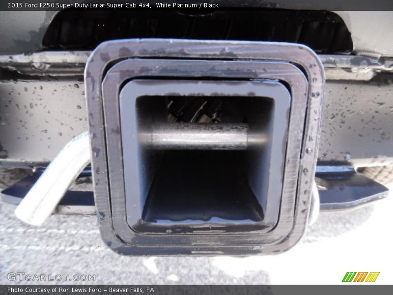 White Platinum / Black 2015 Ford F250 Super Duty Lariat Super Cab 4x4