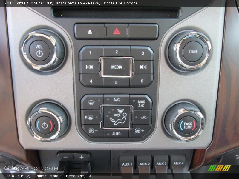 Bronze Fire / Adobe 2015 Ford F350 Super Duty Lariat Crew Cab 4x4 DRW