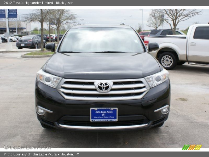 Black / Ash 2012 Toyota Highlander Limited