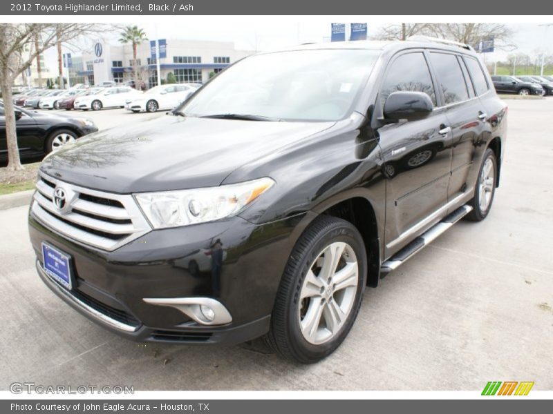 Black / Ash 2012 Toyota Highlander Limited