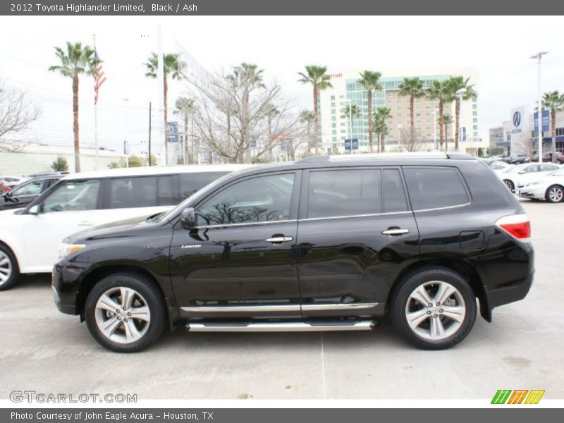 Black / Ash 2012 Toyota Highlander Limited